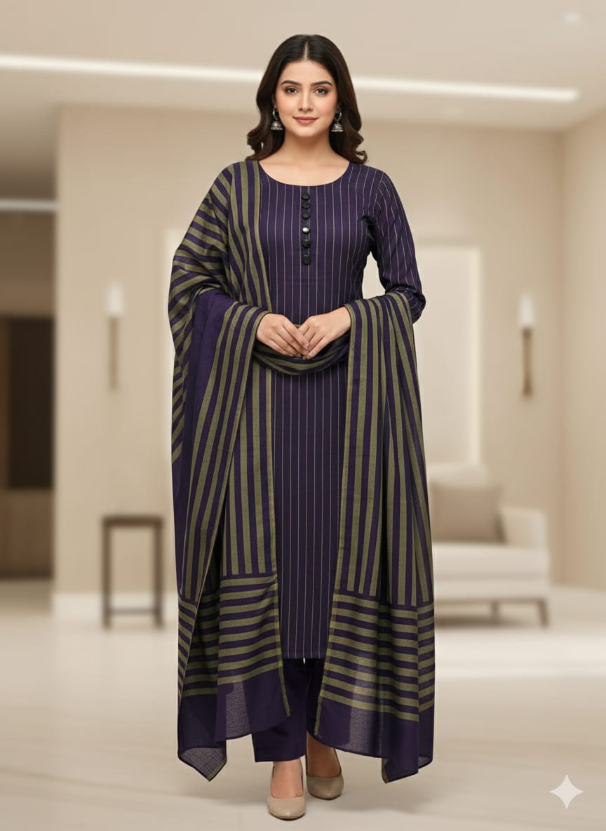 Khaadi Multani Susi 3 Piece Unstitched Suit