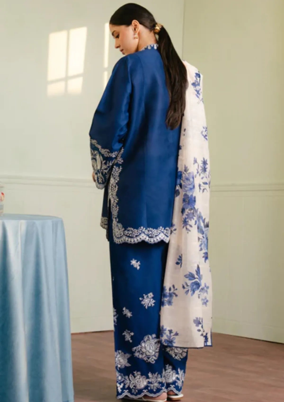Blue frost Floral