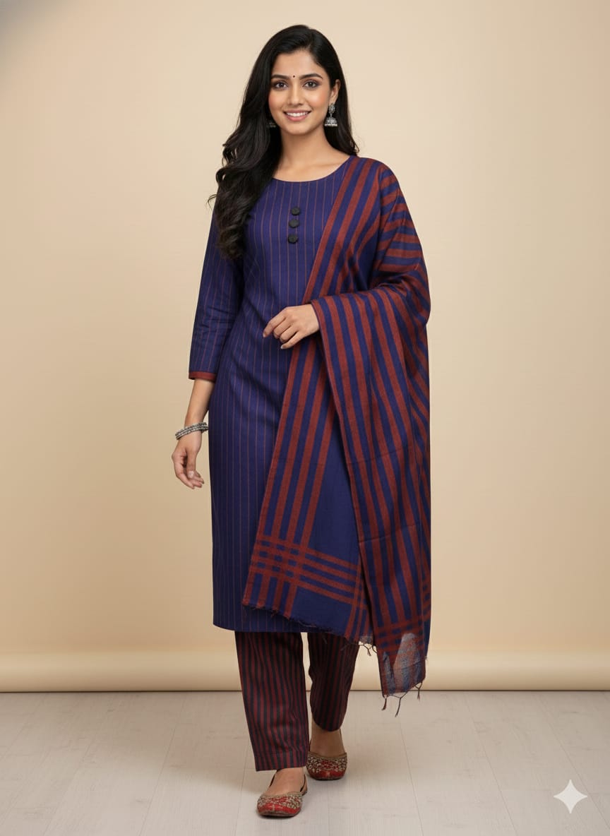 Khaadi Multani Susi 3 Piece Unstitched Suit