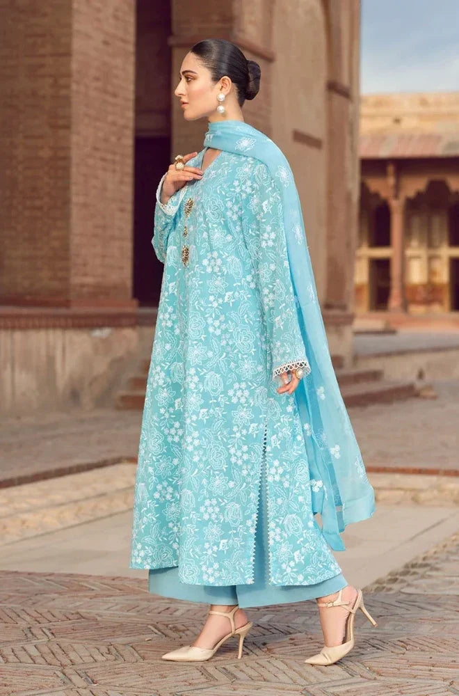 Bareeze | 3-Piece Unstitched Winter Dhanak Suit with Embroidered Chiffon Dupatta