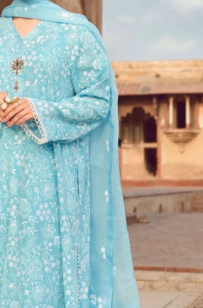 Bareeze | 3-Piece Unstitched Winter Dhanak Suit with Embroidered Chiffon Dupatta