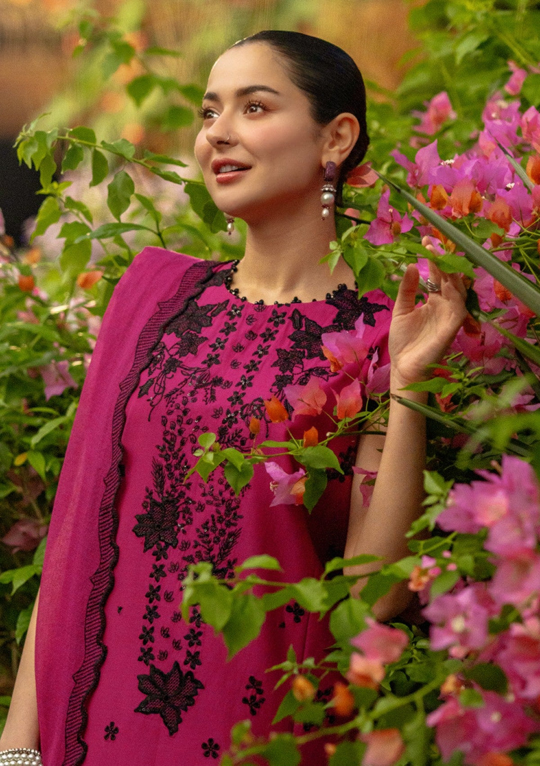 Rang Rasiya - Dhanak 3-Piece Unstitched Embroidered Suit