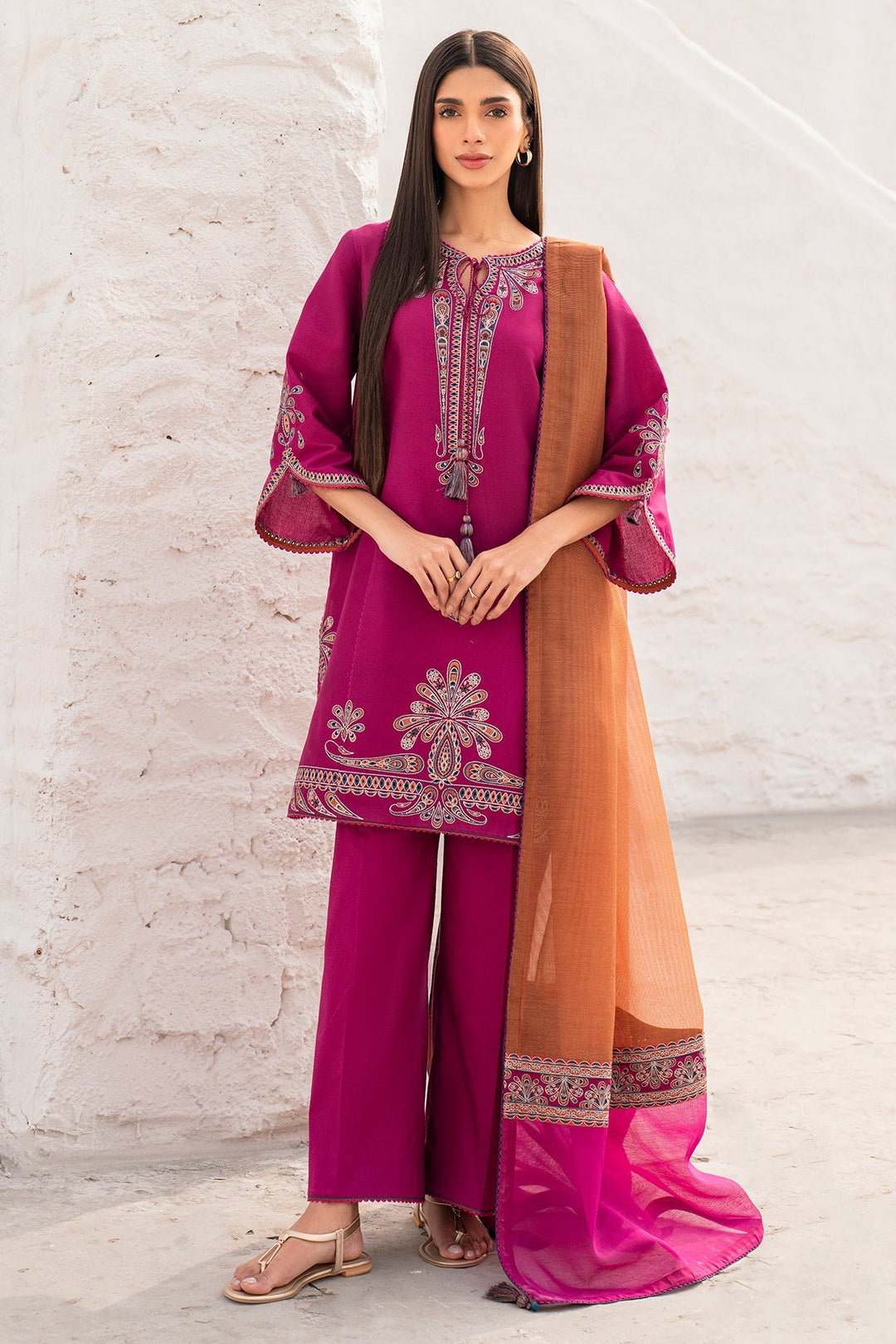 EMBROIDERED LAWN RTW-9114