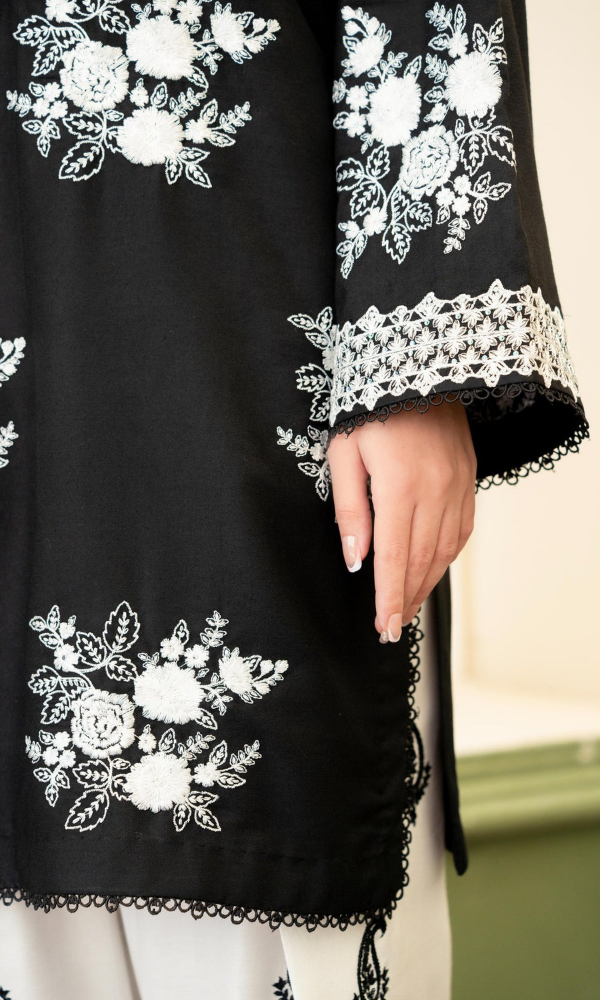 Zara Shahjahan - 3PC Unstitched Dhanak Embroidered Suit