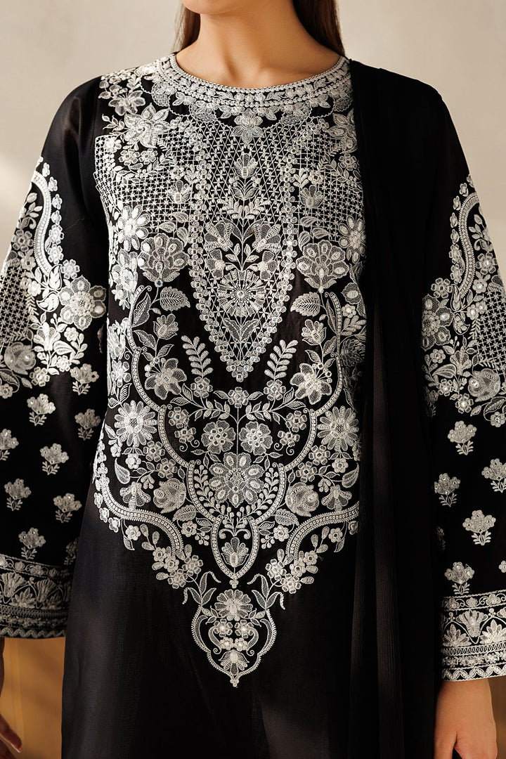 Baroque - Dhanak 3-Piece Unstitched Embroidered Suit
