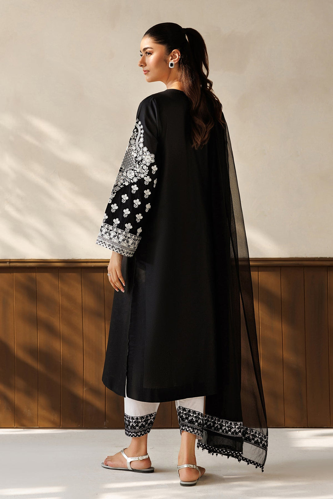 Baroque - Dhanak 3-Piece Unstitched Embroidered Suit