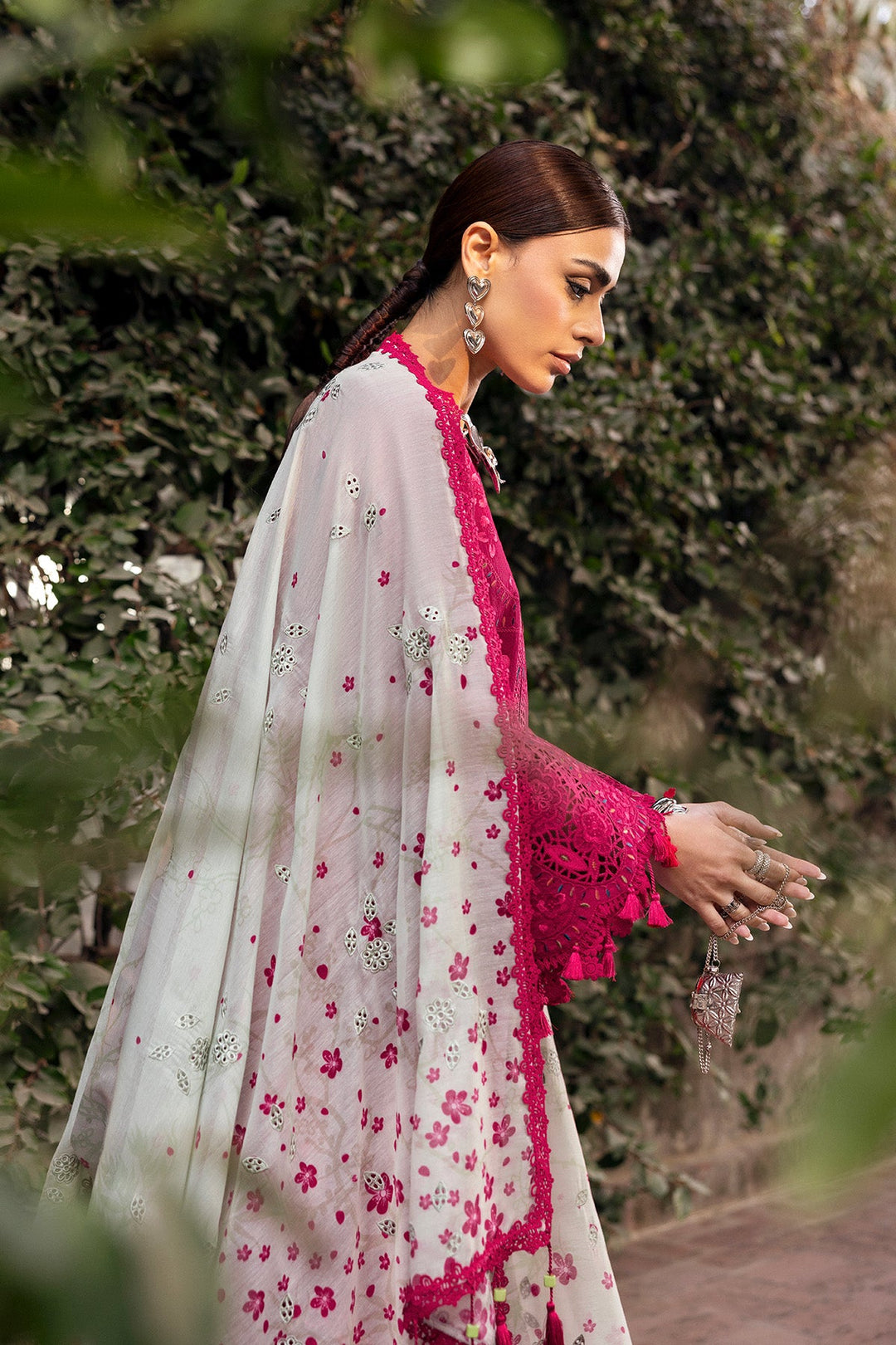 Jazmin - Dhanak 3-Piece Unstitched Embroidered Suit