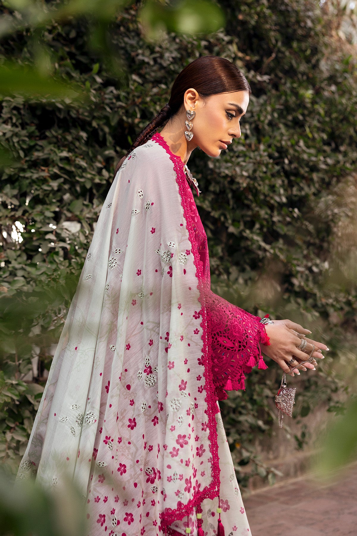 Jazmin - Dhanak 3-Piece Unstitched Embroidered Suit