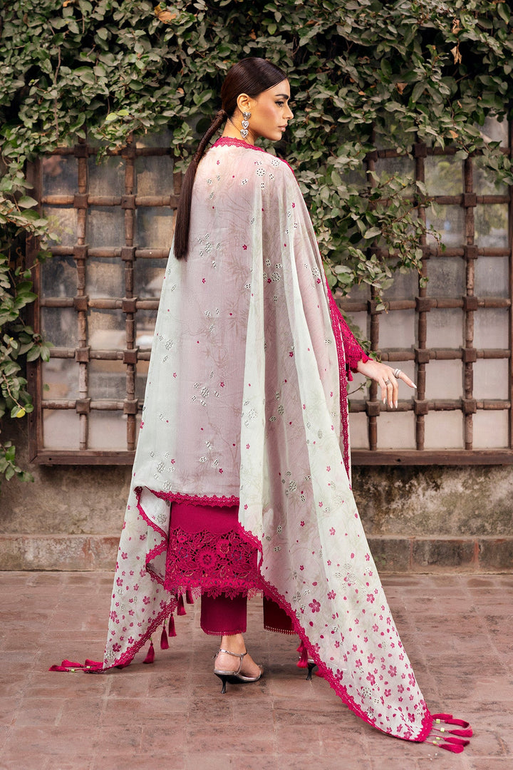 Jazmin - Dhanak 3-Piece Unstitched Embroidered Suit
