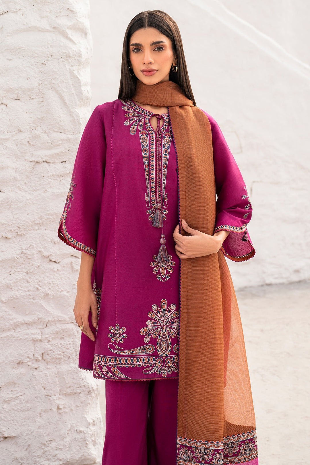 EMBROIDERED LAWN RTW-9114