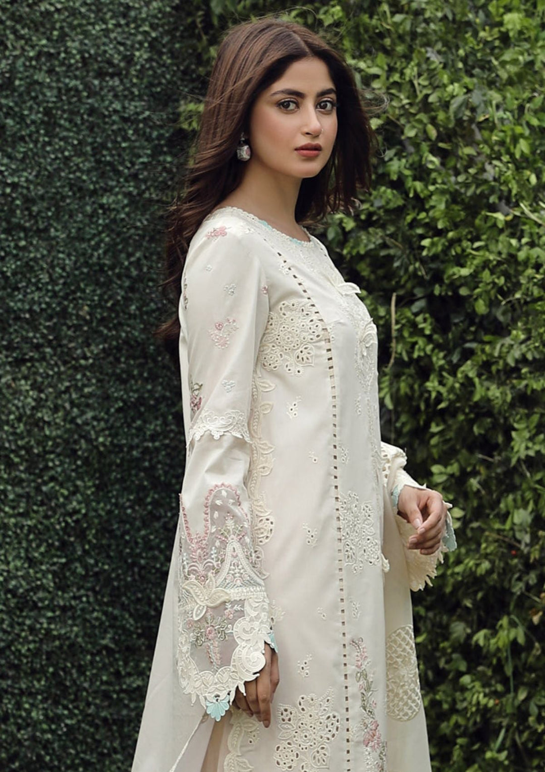 Qalamkar - Dhanak 3-Piece Unstitched Embroidered Suit