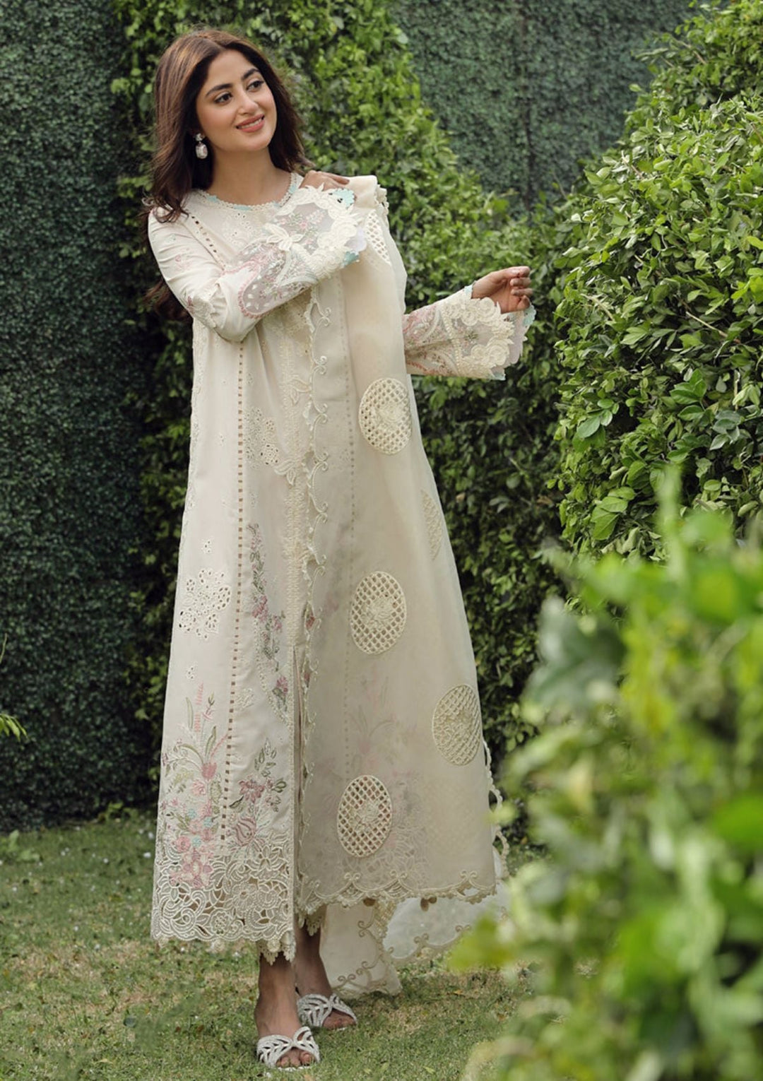 Qalamkar - Dhanak 3-Piece Unstitched Embroidered Suit