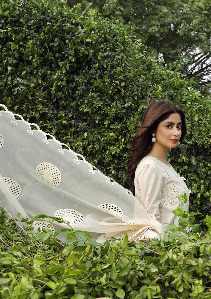 Qalamkar - Dhanak 3-Piece Unstitched Embroidered Suit