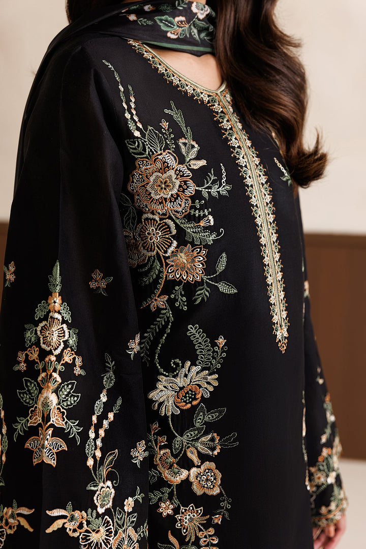 Baroque - Dhanak 3-Piece Unstitched Embroidered Suit