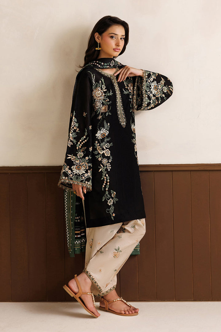 Baroque - Dhanak 3-Piece Unstitched Embroidered Suit