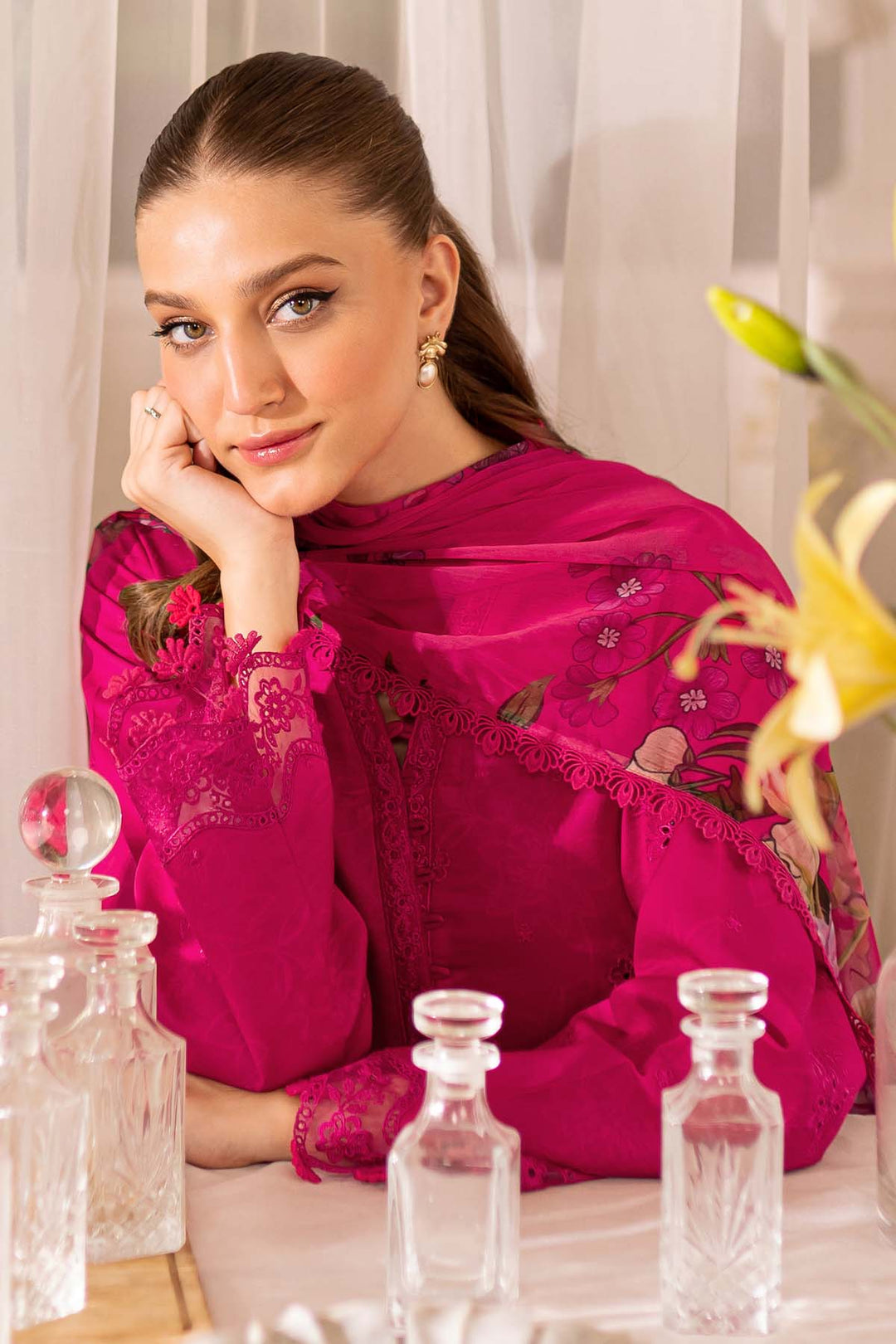 PEZWAN - Dhanak 3-Piece Unstitched Embroidered Suit