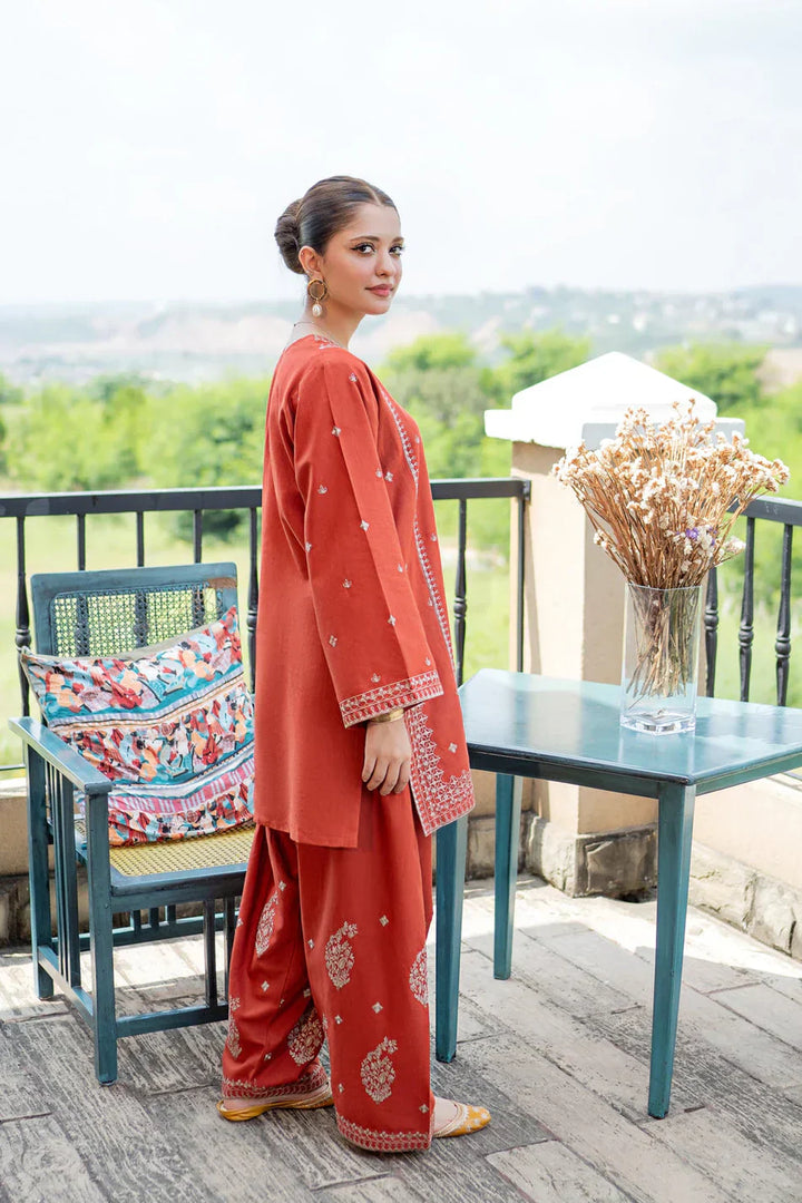 URGE 2-Piece Embroidered Lawn Suit |