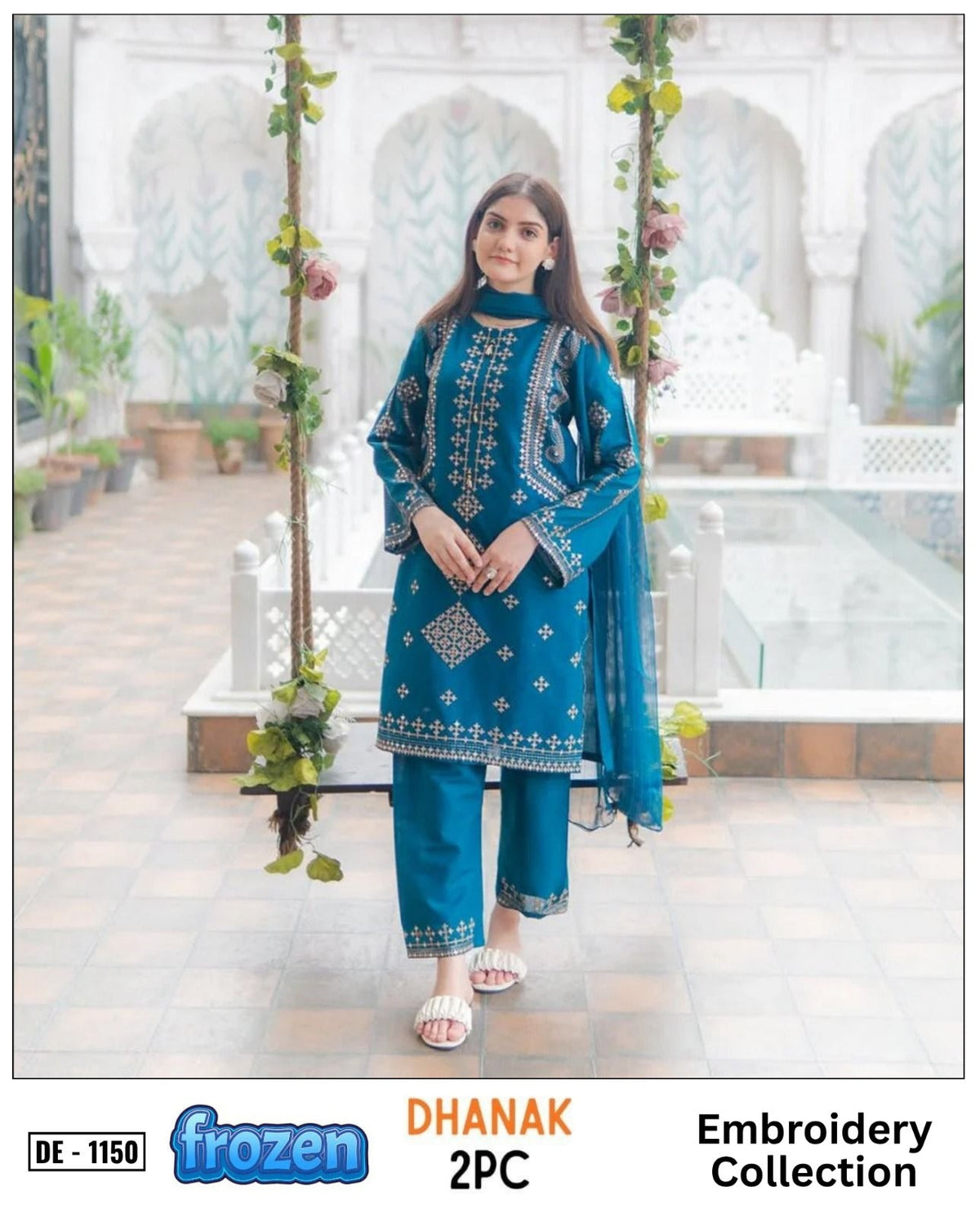 2-Piece | Premium Embroidered Winter Suit – DE-1150W