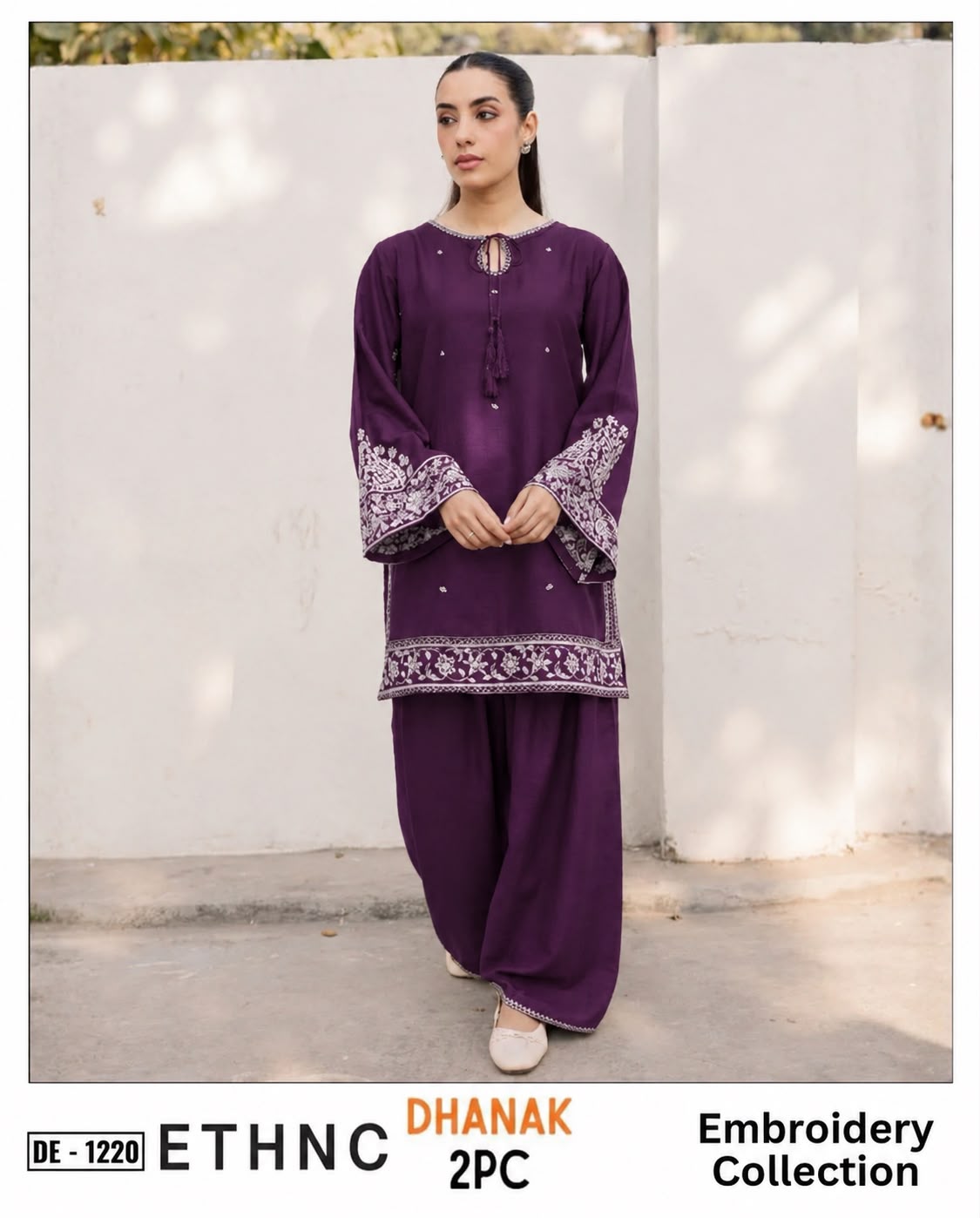 2-Piece | Premium Embroidered Winter Suit – DE-1220P