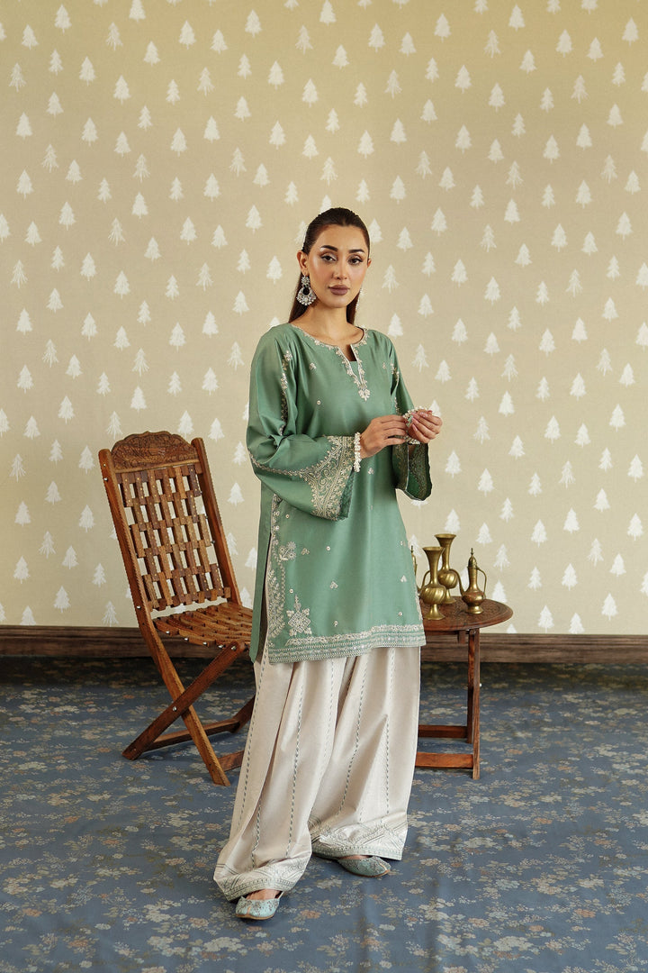 LAAM 2 Piece - Unstitched Dhanak Embroidered Suit