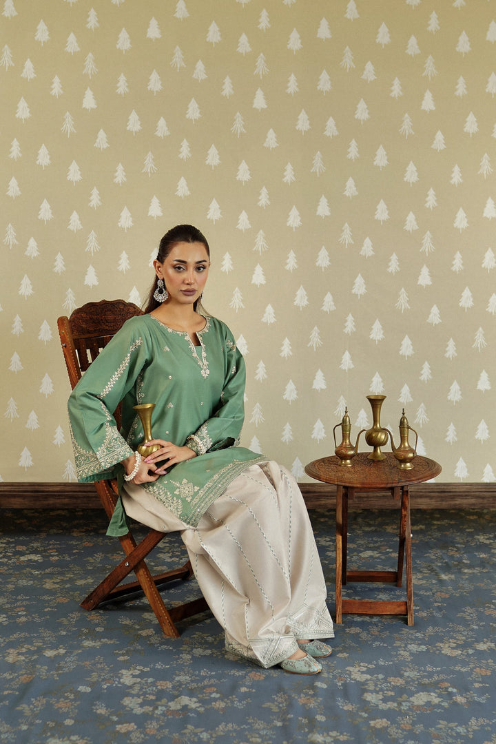LAAM 2 Piece - Unstitched Dhanak Embroidered Suit