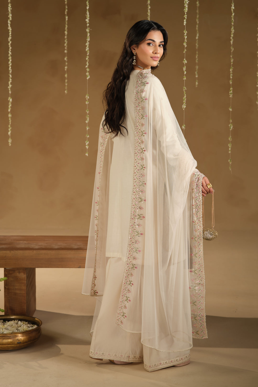 Naqshi - Dhanak 3-Piece Unstitched Embroidered Suit