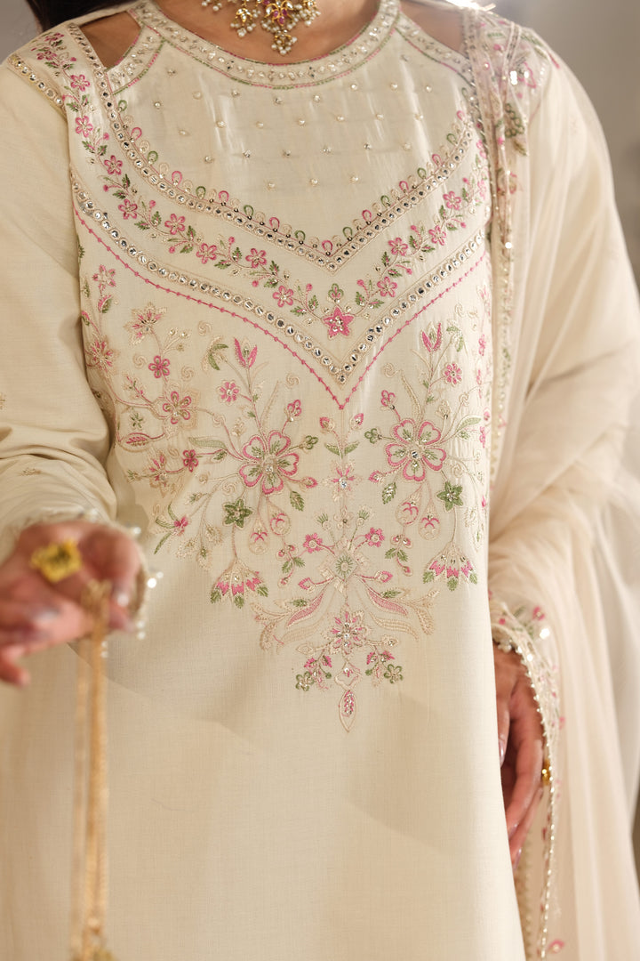 Naqshi - Dhanak 3-Piece Unstitched Embroidered Suit