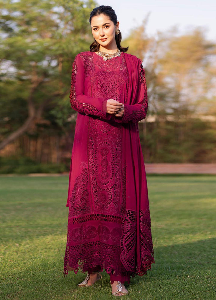 Manara - Dhanak 3-Piece Unstitched Embroidered Suit