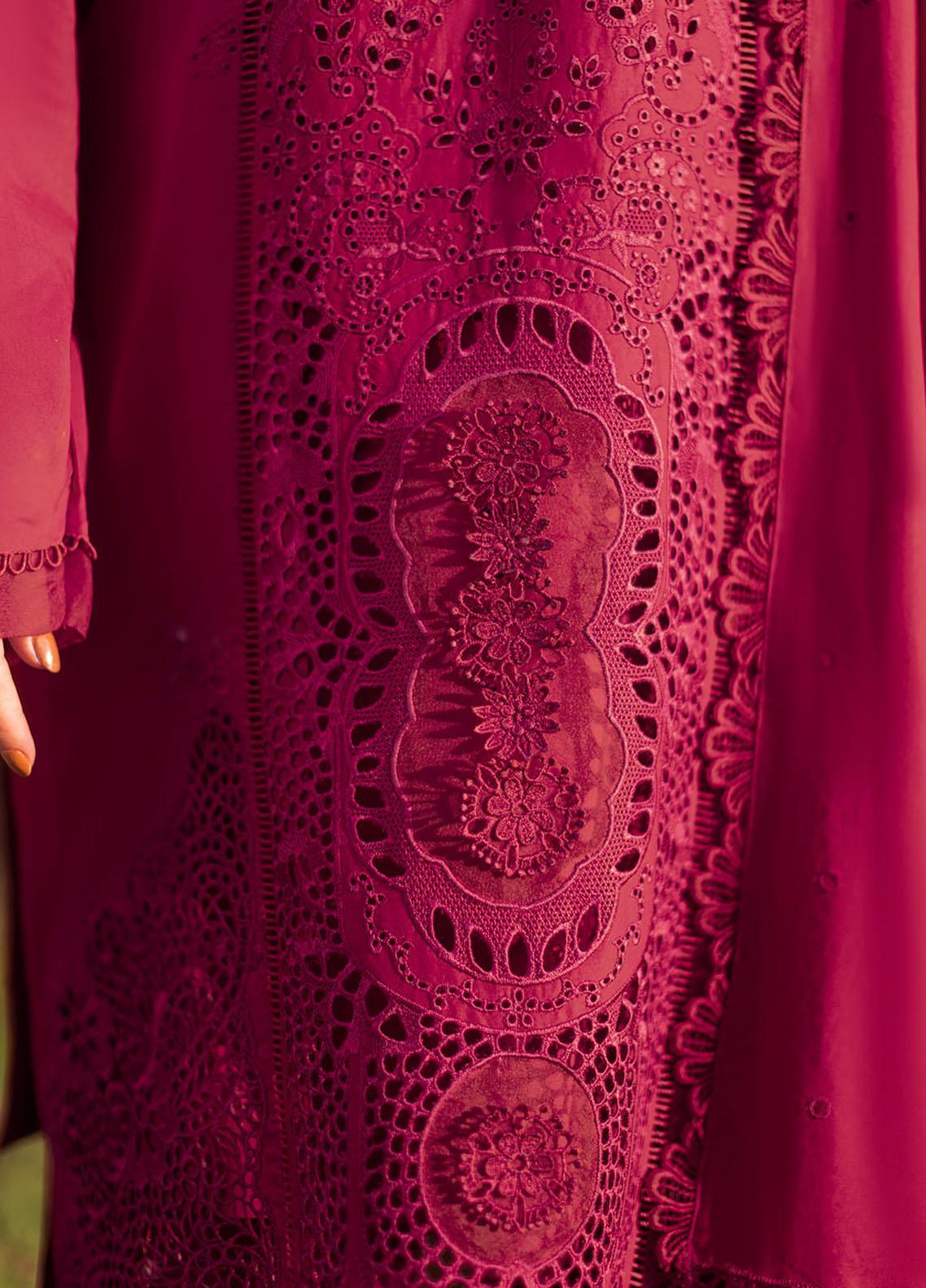 Manara - Dhanak 3-Piece Unstitched Embroidered Suit