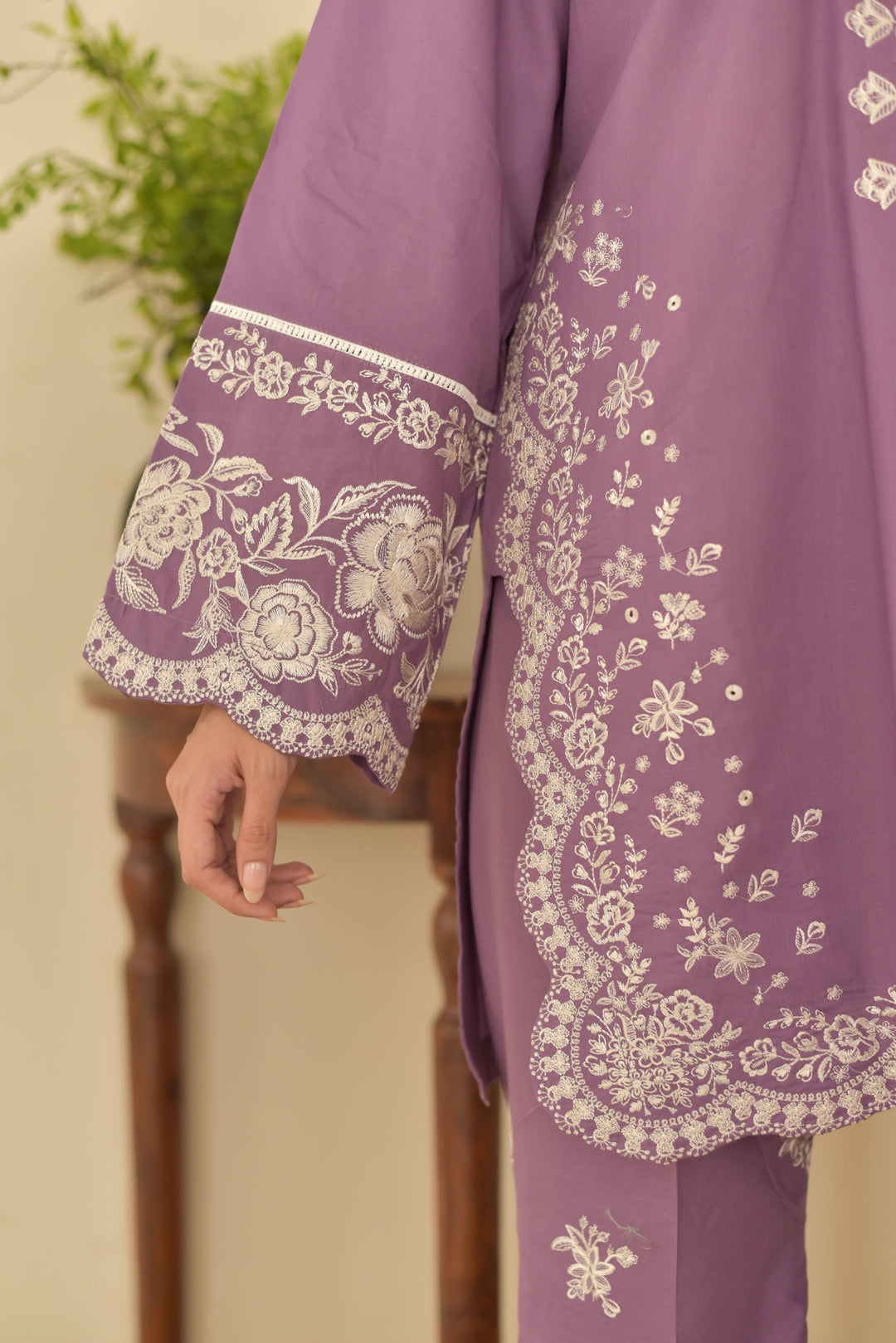 Zara Shahjahan - Dhanak 3-Piece Unstitched Embroidered Suit