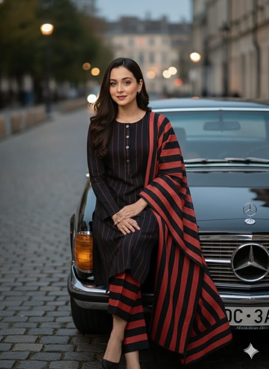 Khaadi Multani Susi 3 Piece Unstitched Suit