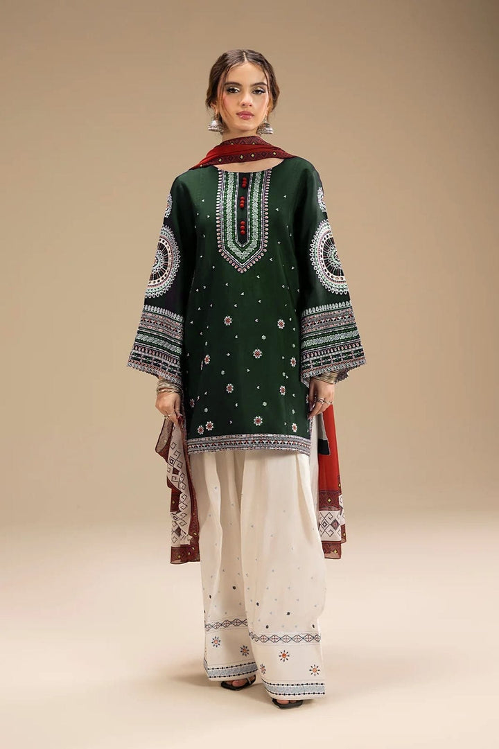 Jazmine Unstitched 3 Piece Heavy Embroidered Lawn